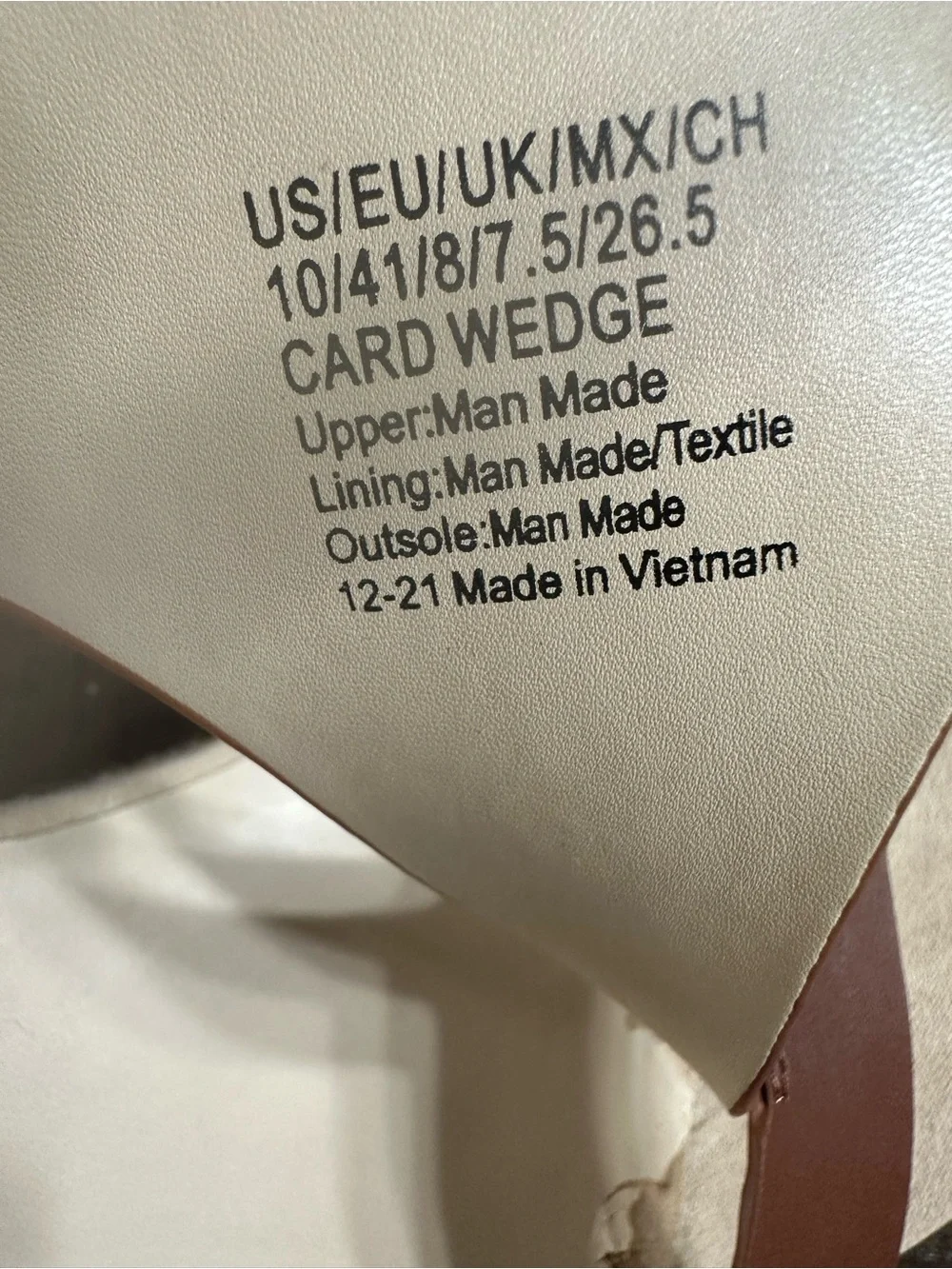 Kenneth‎ Cole Reaction Cream Platform Wedge Sandals